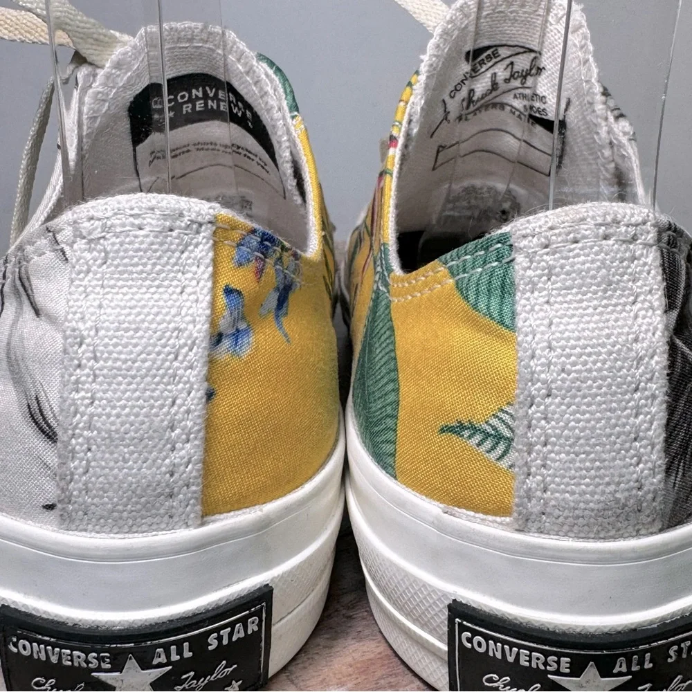 Converse Chuck 70 Renew Low Top Recycled Hawaiian Shirts Two Sided Size 7 M 9W‎ - Picture 7 of 12